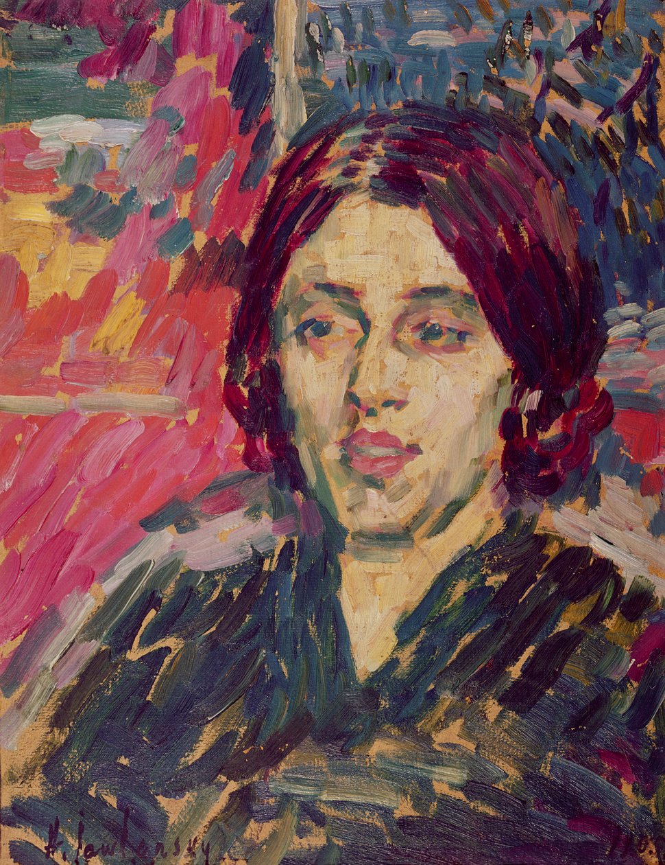 Maria Curie (1867-1934) ok. 1905 autorstwa Alexej von Jawlensky