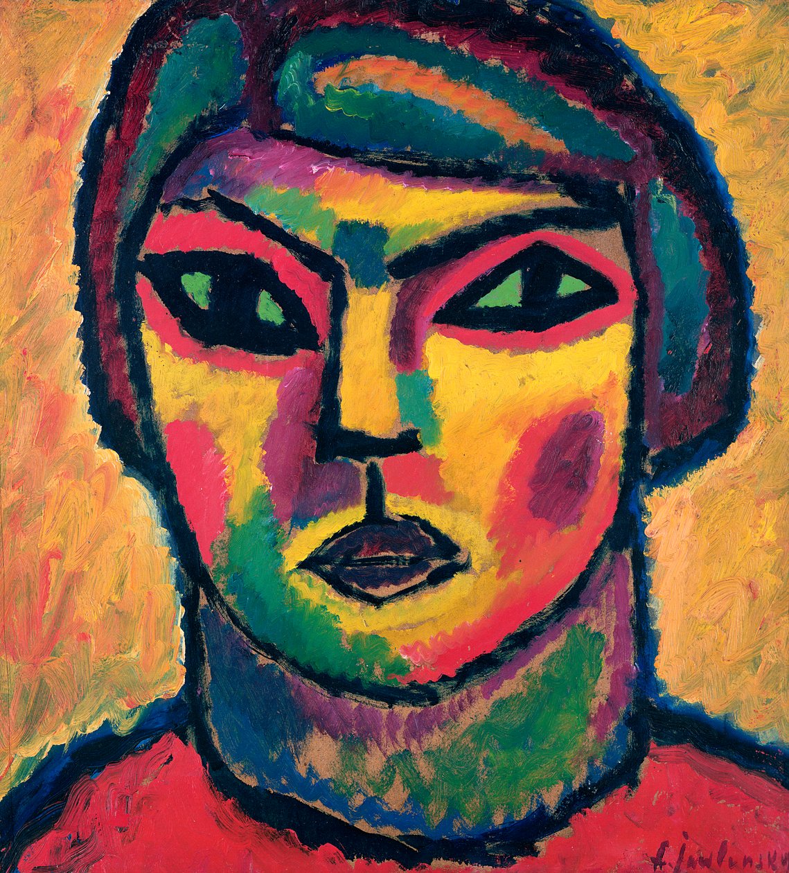 Dojrzałość, ok. 1912 autorstwa Alexej von Jawlensky