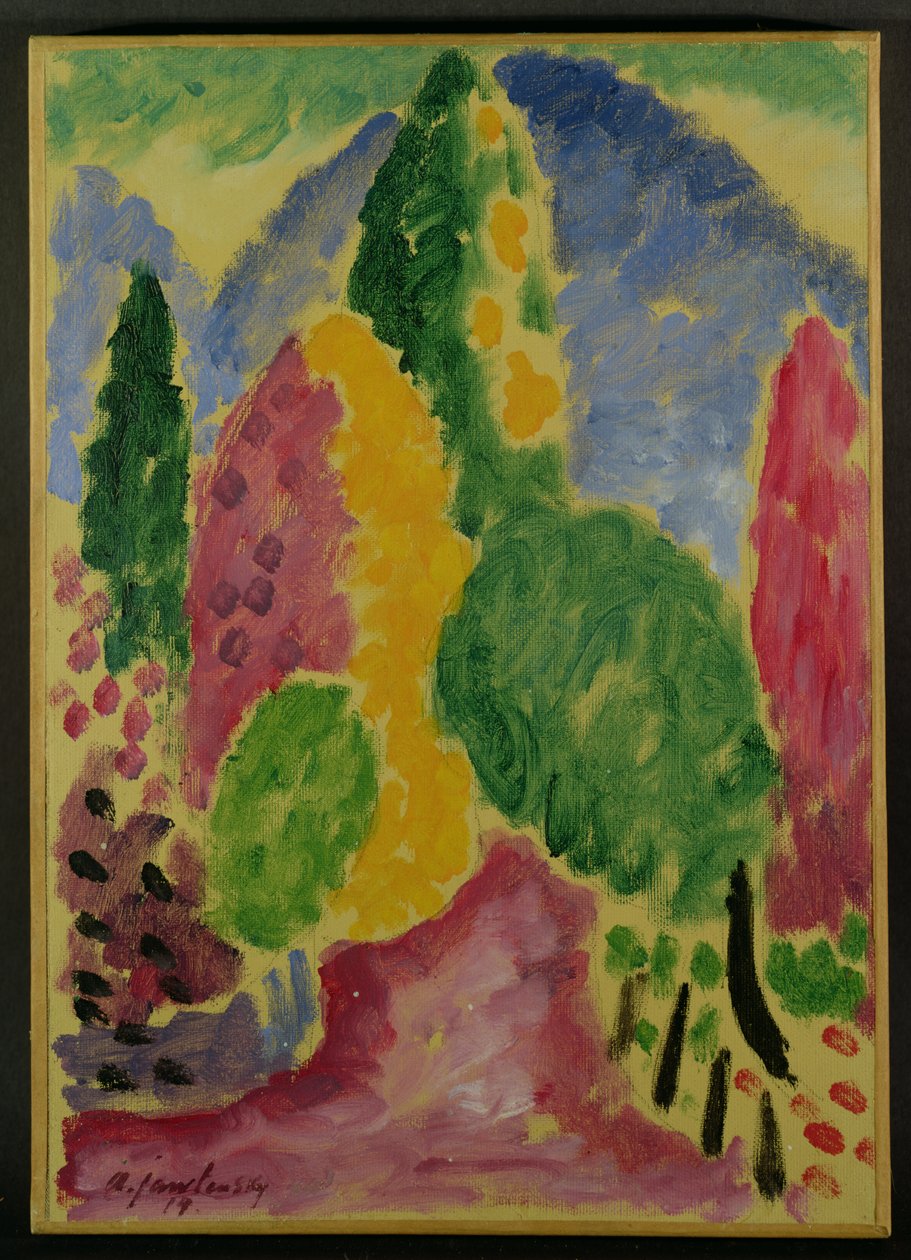 Wariacja, 1914 autorstwa Alexej von Jawlensky