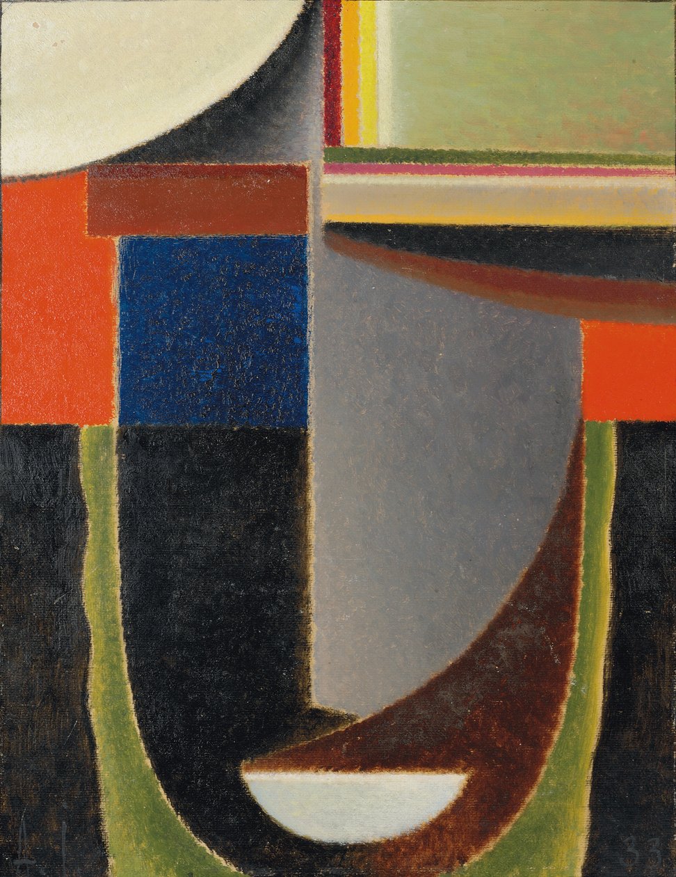 Abstrakt Głowa: Andante; Abstrakcyjna głowa: Andante, 1933 autorstwa Alexej von Jawlensky