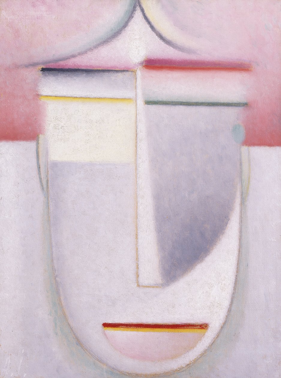 Streszczenie Kierownik: Kompozycja nr 2 "Zima"; Abstrakt Głowa: Kompozycja nr 2 "Zima", ok. 1924 autorstwa Alexej von Jawlensky