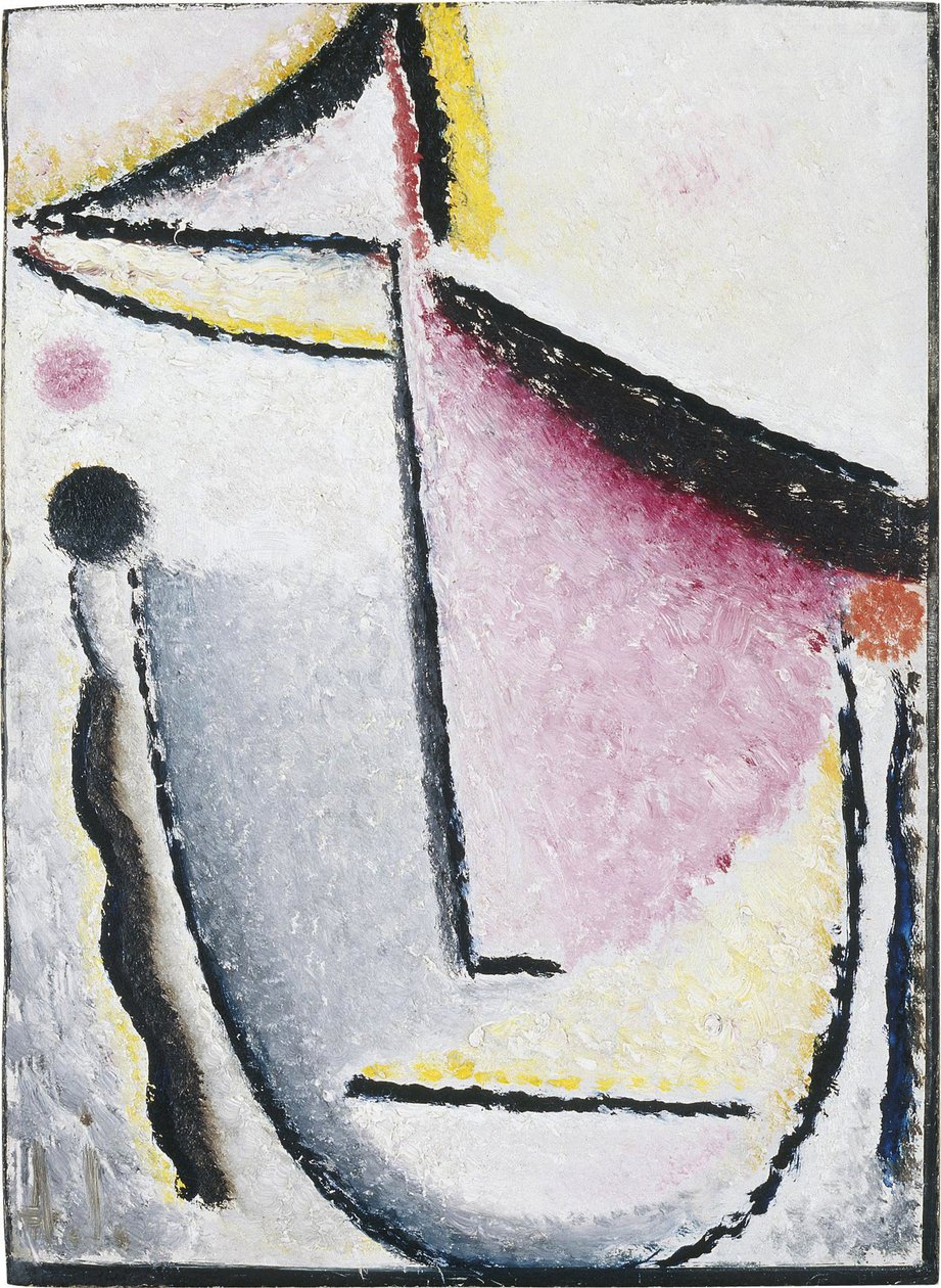 Abstrakcyjna głowa: zamyślona, 1929-1930 autorstwa Alexej von Jawlensky
