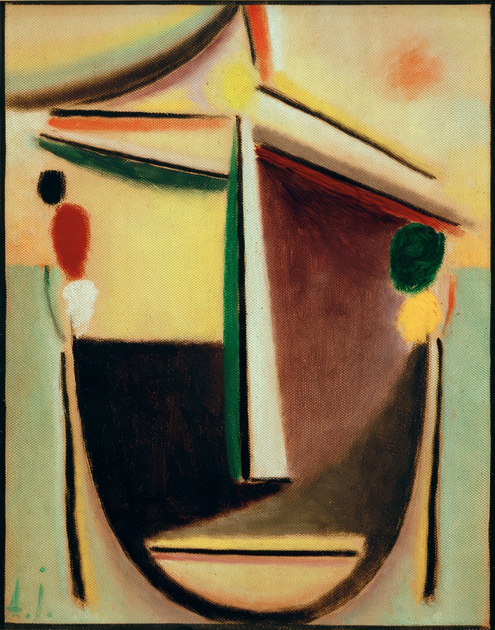 Abstrakcyjna głowa autorstwa Alexej von Jawlensky