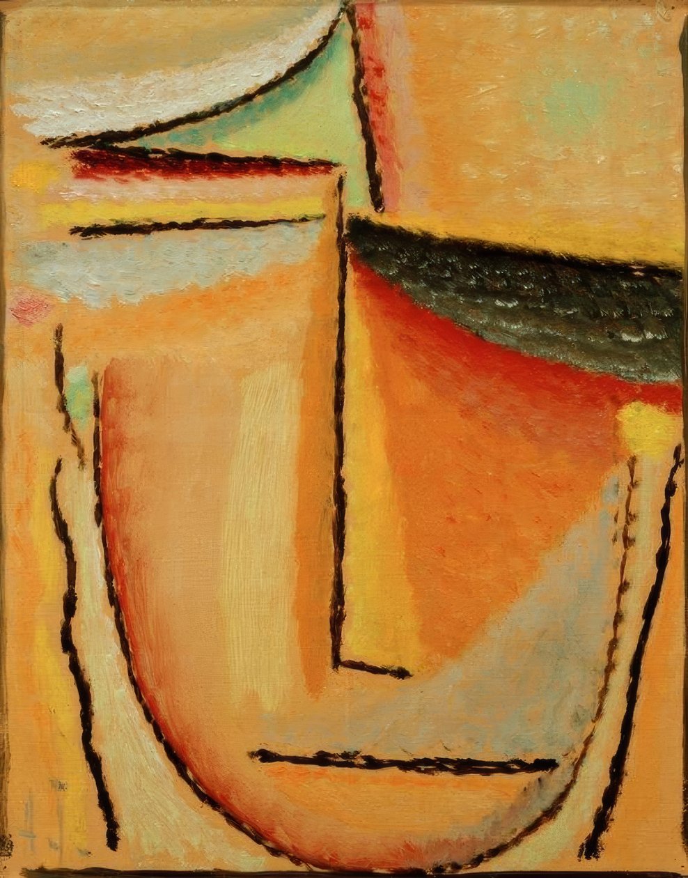 Abstrakcyjna głowa autorstwa Alexej von Jawlensky