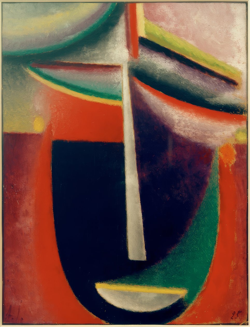 Abstrakcyjna głowa: tajemnica autorstwa Alexej von Jawlensky