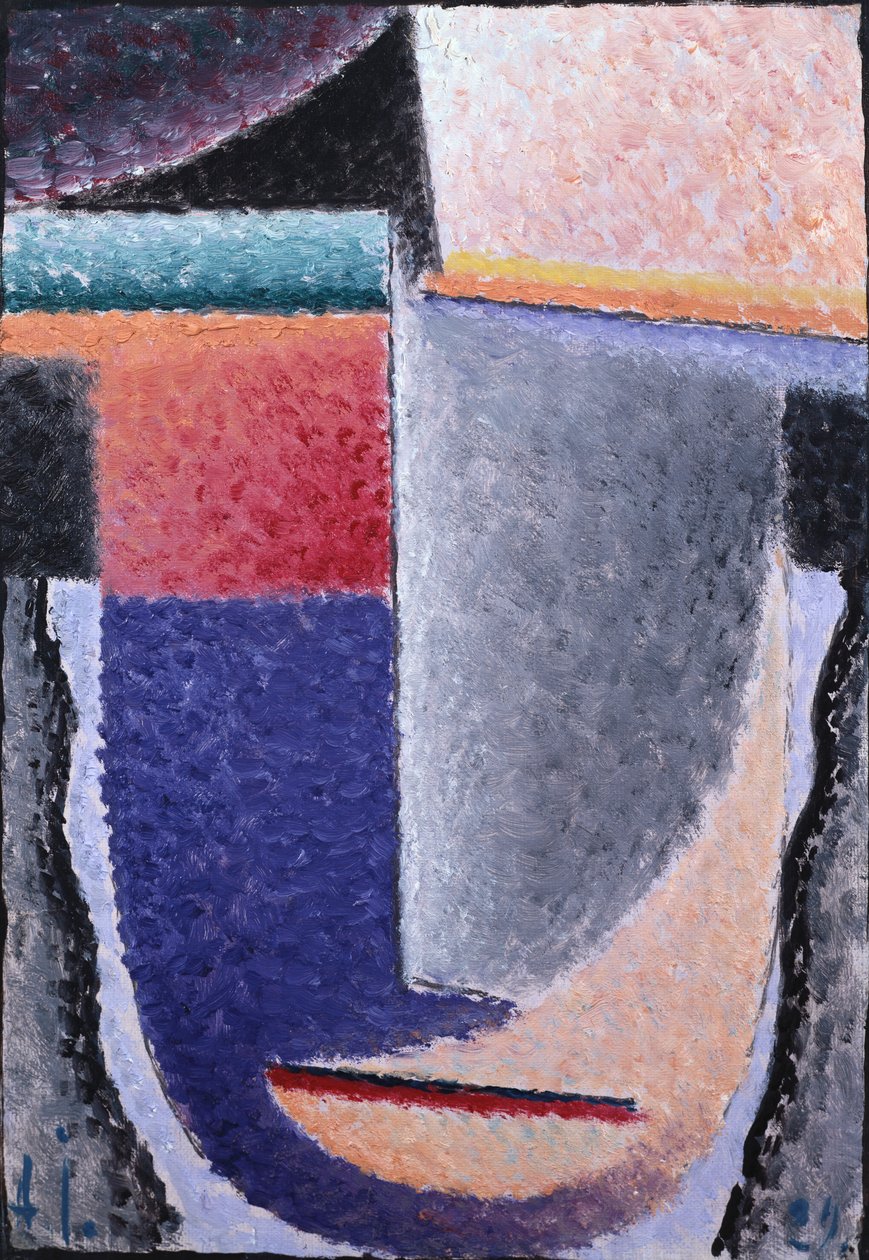 Duża głowa autorstwa Alexej von Jawlensky