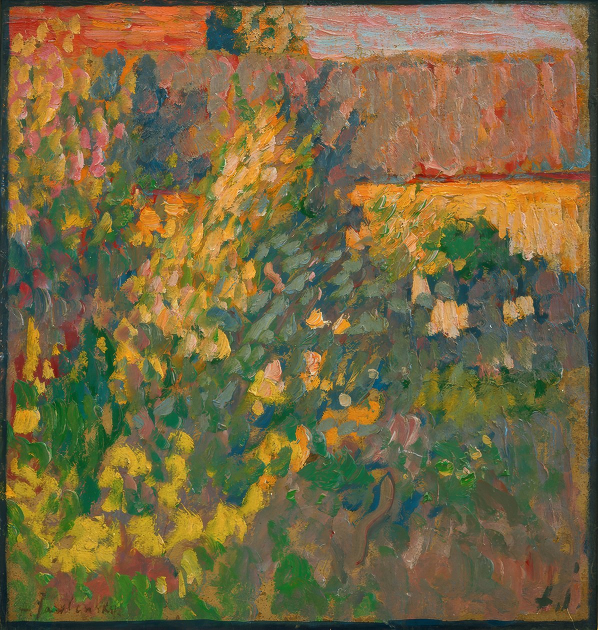 Kwitnący ogród autorstwa Alexej von Jawlensky