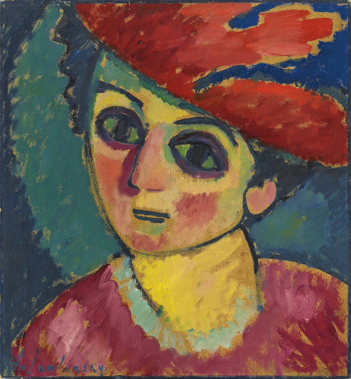 Red Hat, obraz Aleksieja von Jawlensky