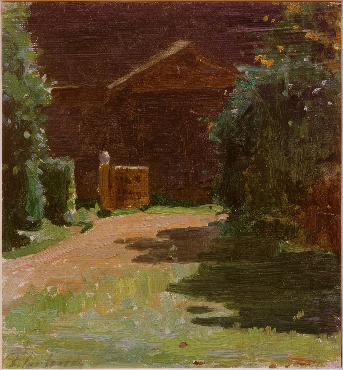 Wejście do zamku Ansbaki autorstwa Alexej von Jawlensky