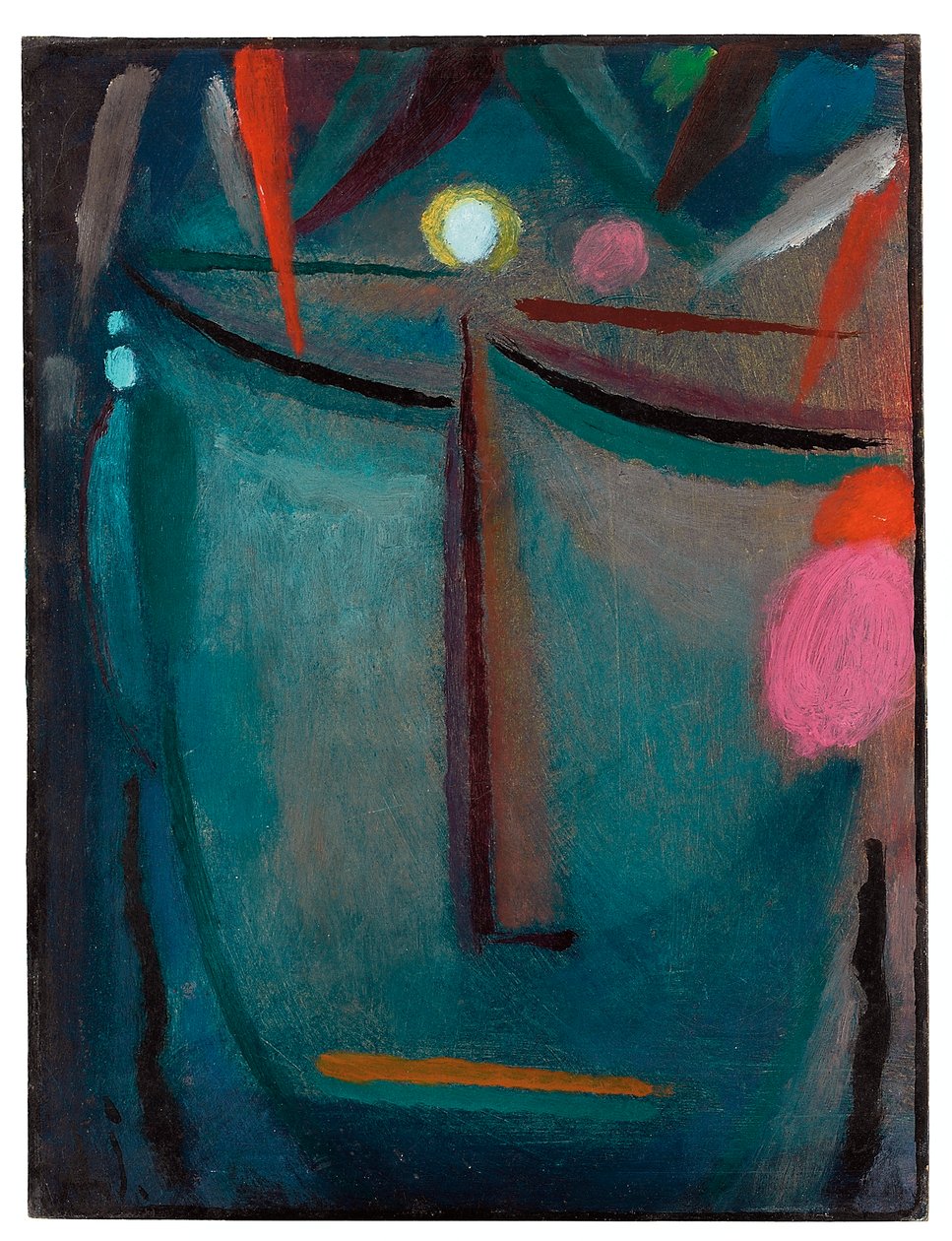 Oblicze Chrystusa, Korona Cierniowa, 1918 autorstwa Alexej von Jawlensky