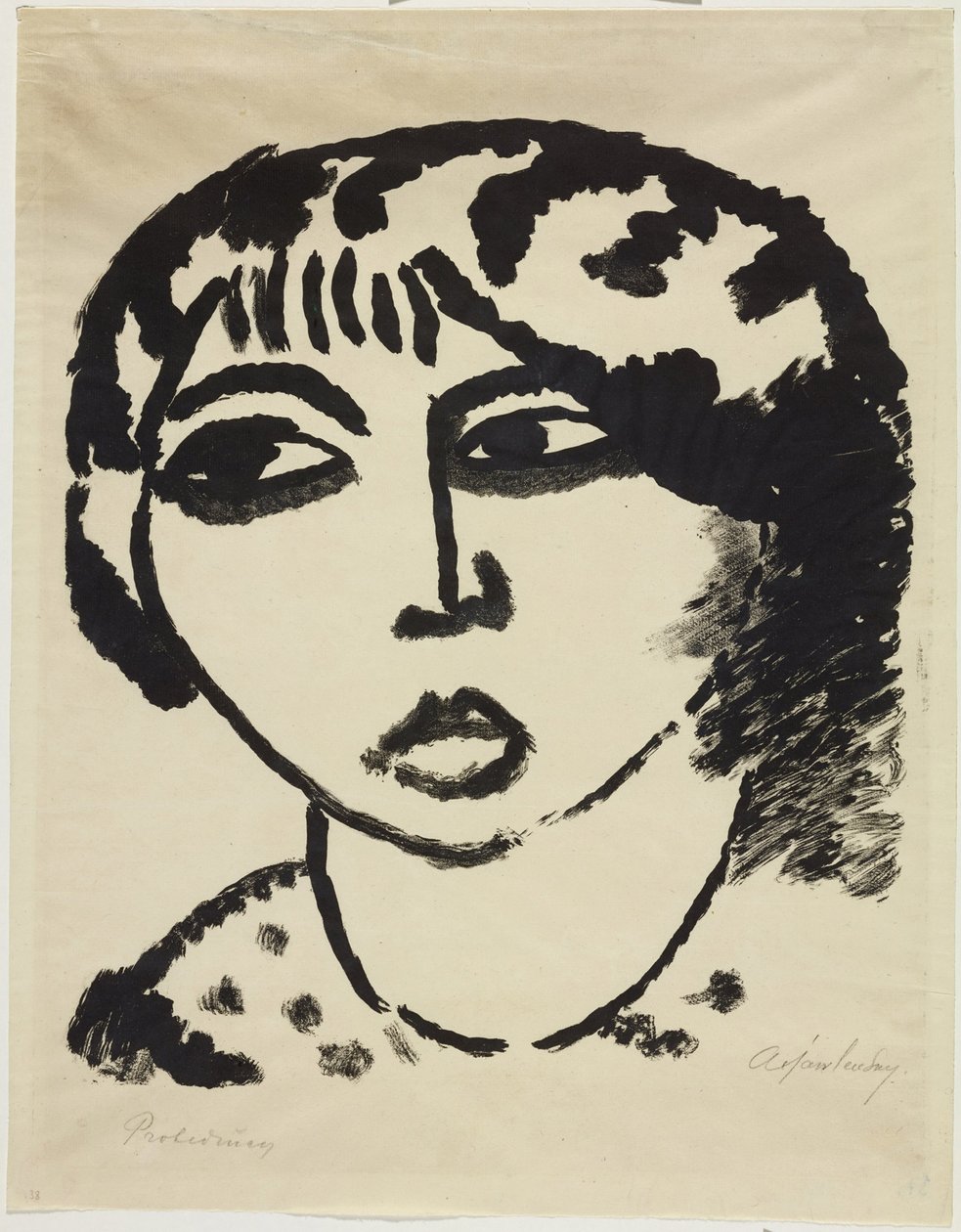 głowa kobiety autorstwa Alexej von Jawlensky