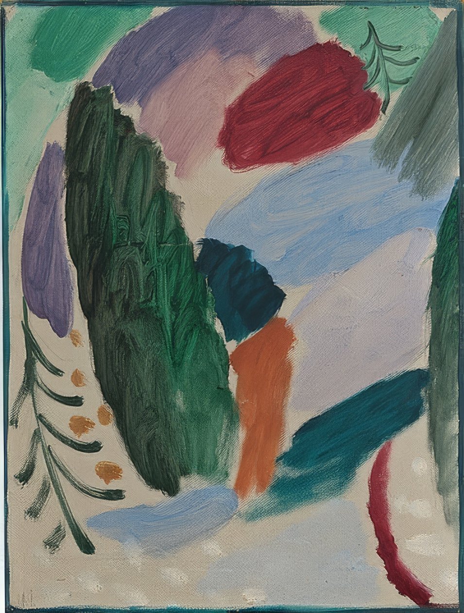 Mroźny dzień. 1915 autorstwa Alexej von Jawlensky