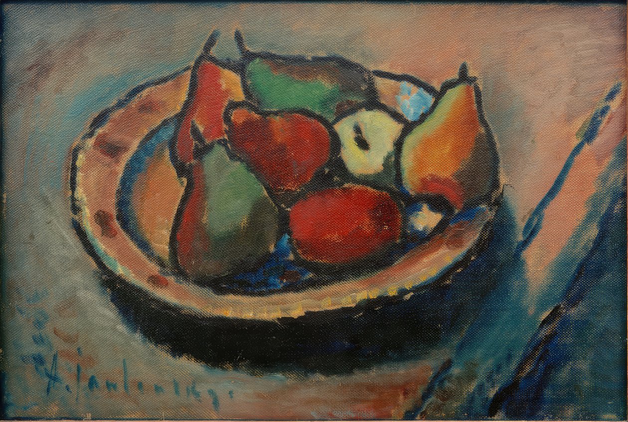 Martwa natura z owocami autorstwa Alexej von Jawlensky