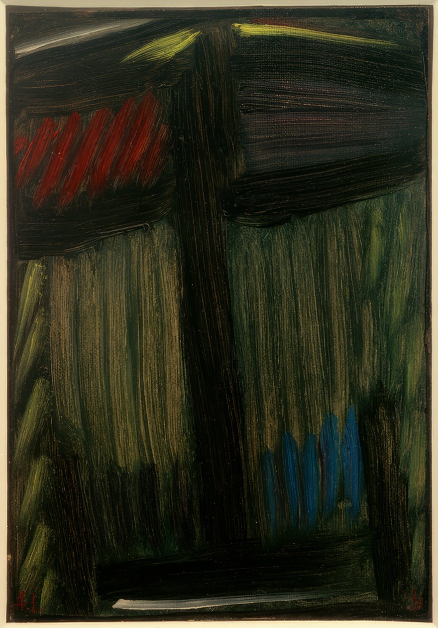 Świetna medytacja: zimowa noc autorstwa Alexej von Jawlensky