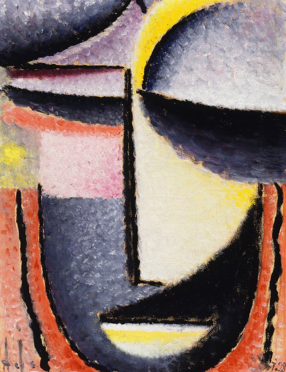 Wewnętrzny wzrok, 1928 autorstwa Alexej von Jawlensky