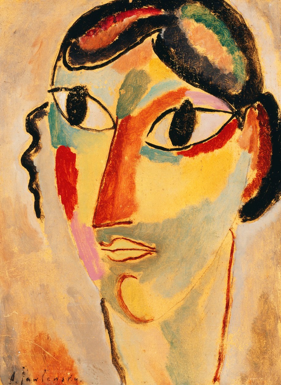 Włoszka, 1918 autorstwa Alexej von Jawlensky
