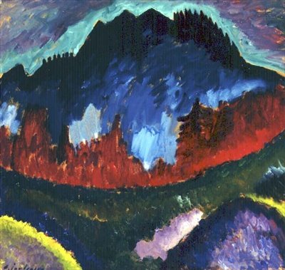 Krajobraz w pobliżu Oberstdorfu autorstwa Alexej von Jawlensky