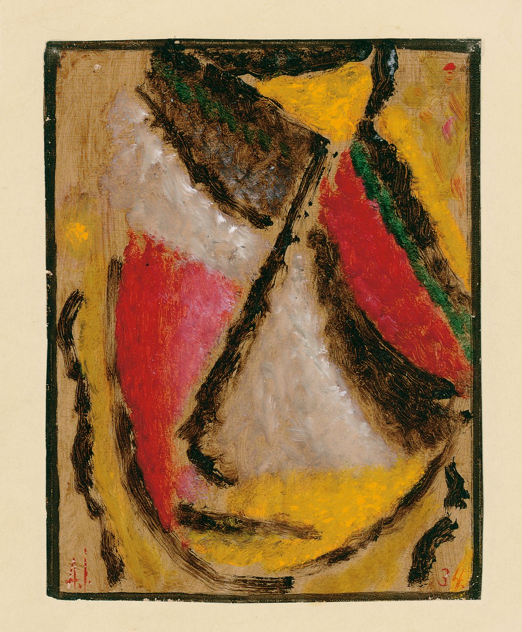 Medytacja, 1934 autorstwa Alexej von Jawlensky