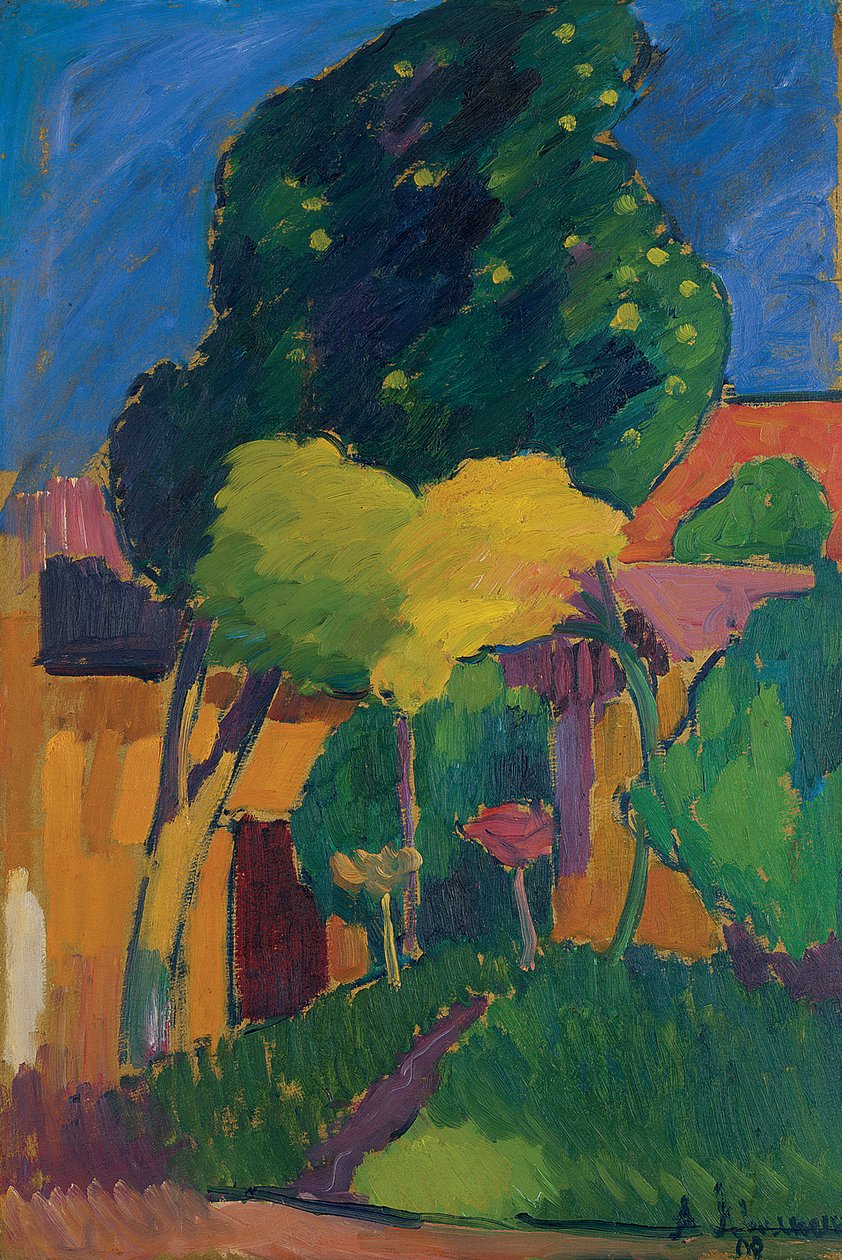Murnau, 1908 autorstwa Alexej von Jawlensky