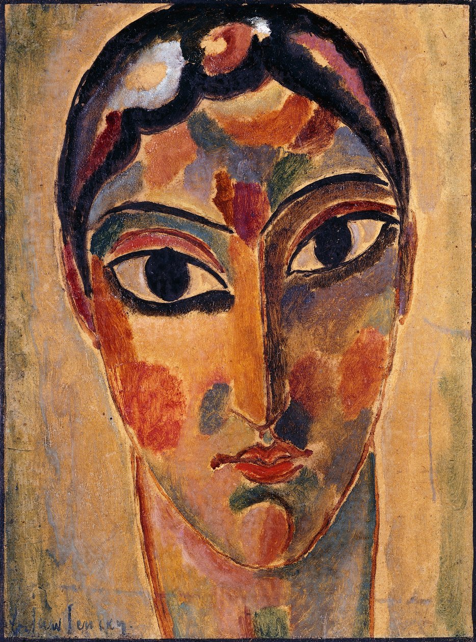 Mistyczna Głowa: Głowa Ascona; Mistyczna Głowa: Głowa Askońska, 1918 autorstwa Alexej von Jawlensky