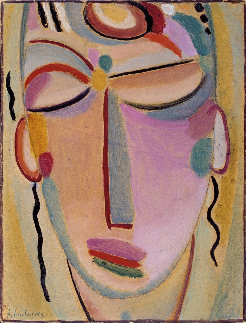 Mistyczna Głowa: Medytacja autorstwa Alexej von Jawlensky