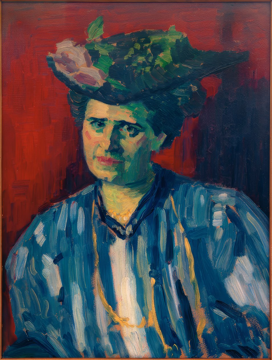 Portret Jadwigi Kubin autorstwa Alexej von Jawlensky