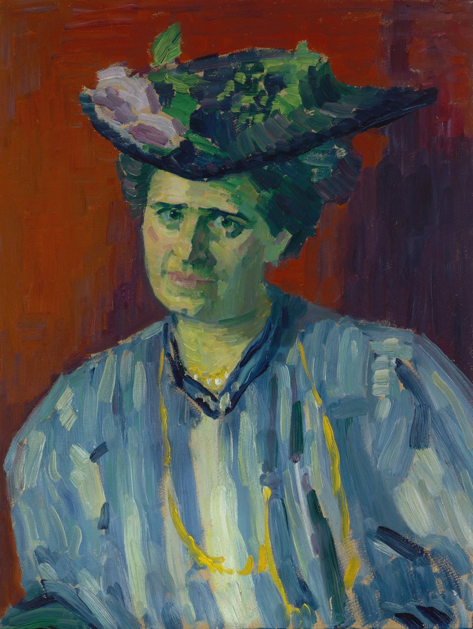 Portret Jadwigi Kubin autorstwa Alexej von Jawlensky