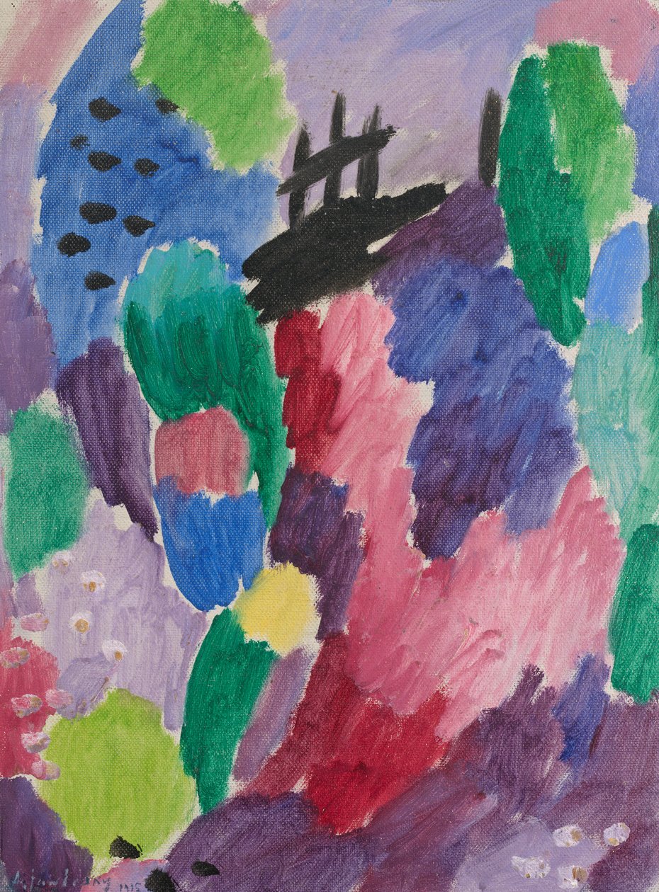 Czerwona Ścieżka, St. Prex autorstwa Alexej von Jawlensky