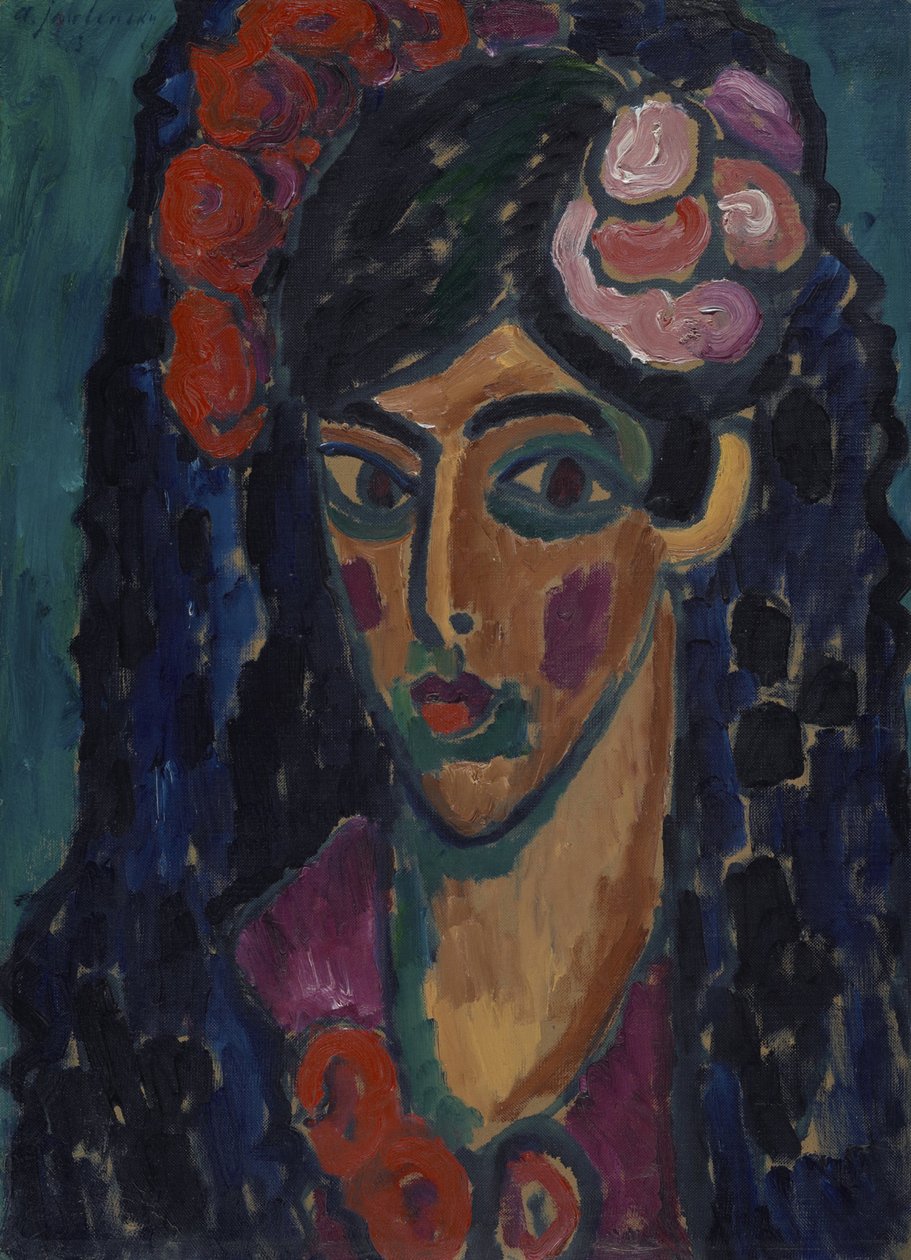 hiszpański autorstwa Alexej von Jawlensky