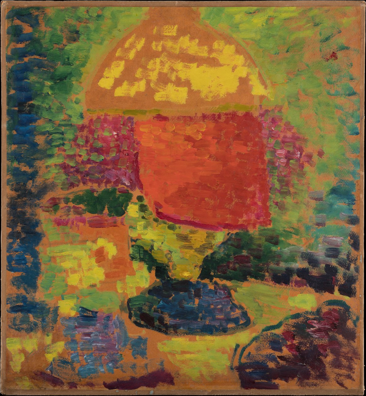 Stillleben mit Petroleumlampe autorstwa Alexej von Jawlensky