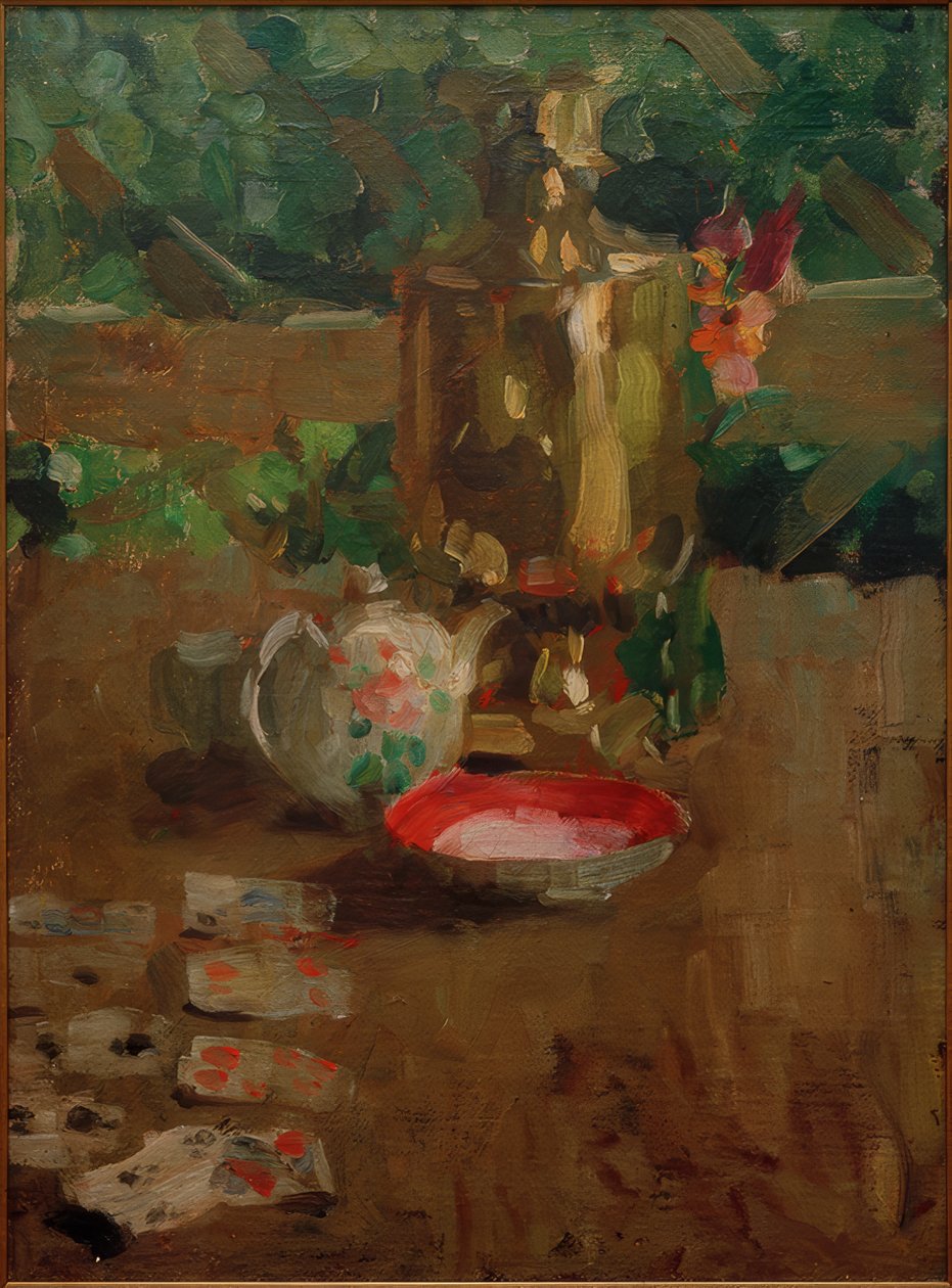 Martwa natura z samowarem autorstwa Alexej von Jawlensky