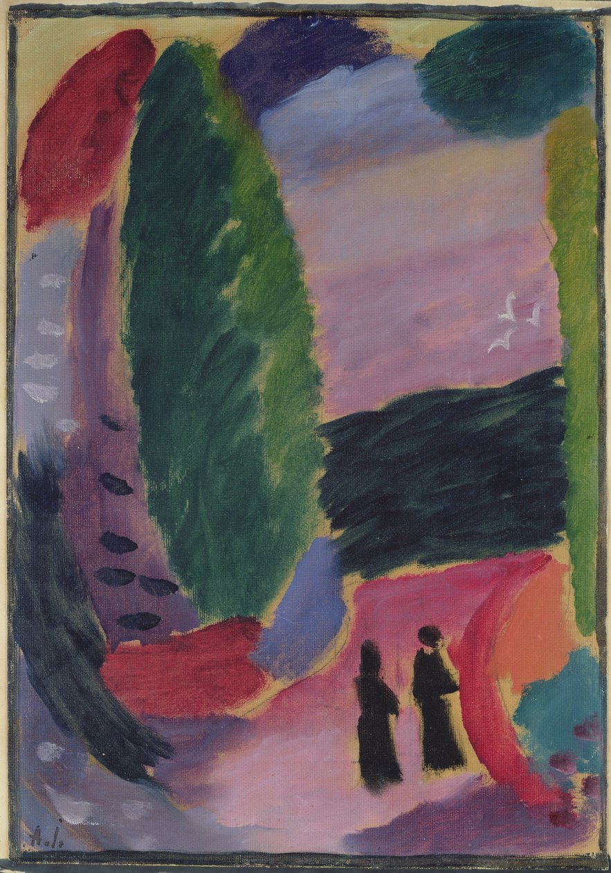 Wariacja, 1916-17 autorstwa Alexej von Jawlensky