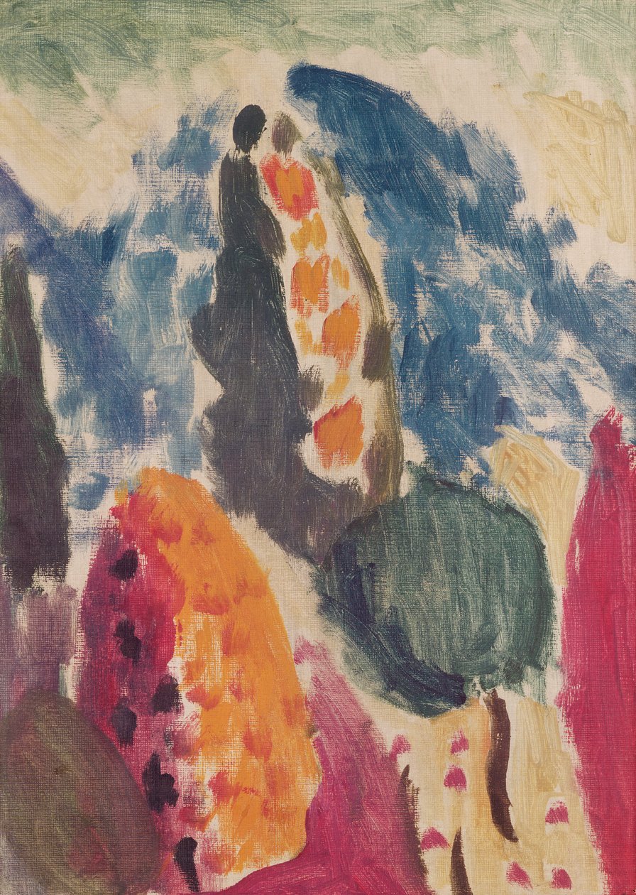 Wariacja IV, 1916 autorstwa Alexej von Jawlensky