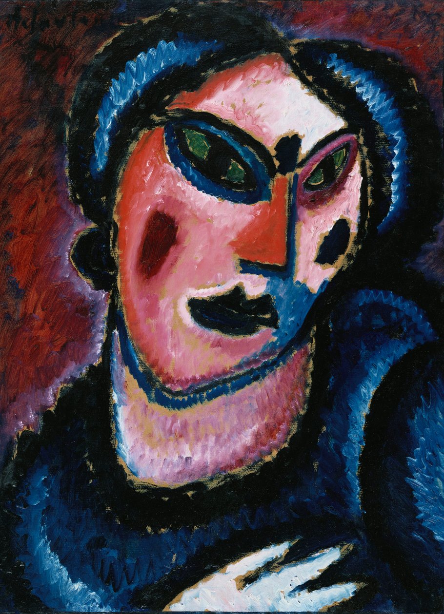 Biała Rękawiczka, 1913 autorstwa Alexej von Jawlensky