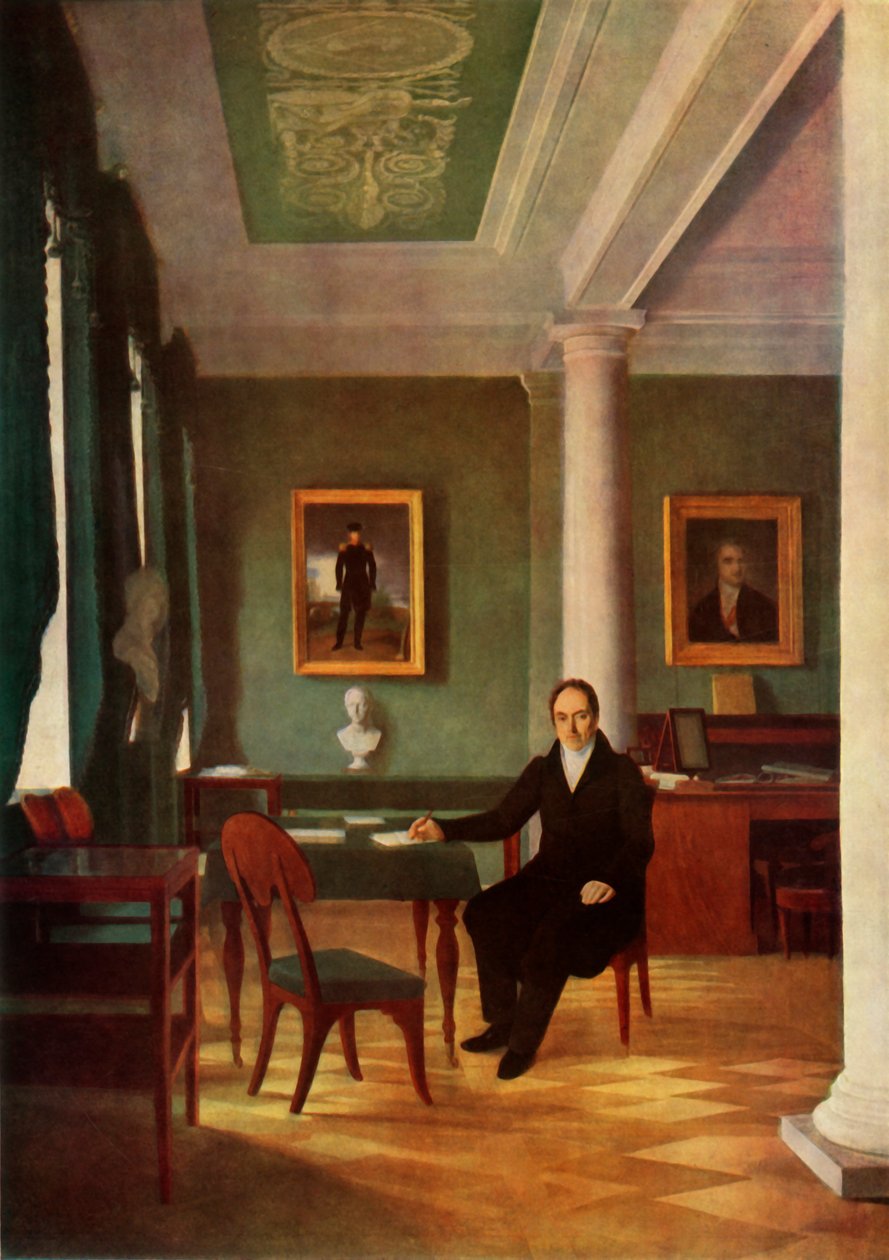 Studium księcia Kochubeya, 1831-1834, 1965. autorstwa Alexey Venetsianov