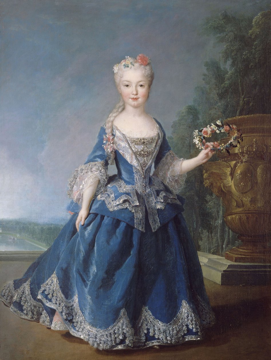 Infanta Mariana Víctoría z Hiszpanii, królowa Portugalii i Algarves autorstwa Alexis Simon Belle