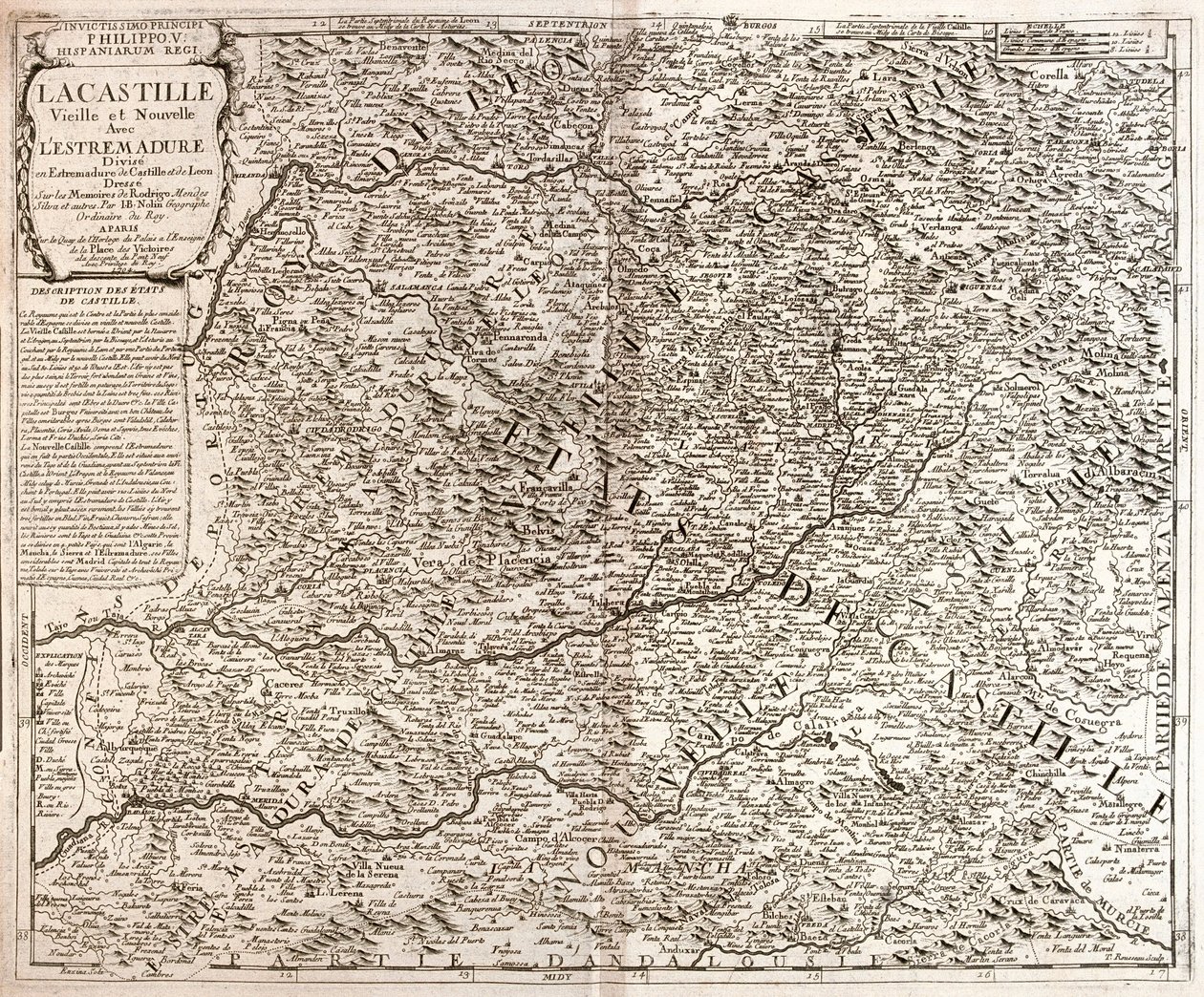 Castiglia i Leon, Hiszpania - autor: A autorstwa Alexis Hubert Jaillot