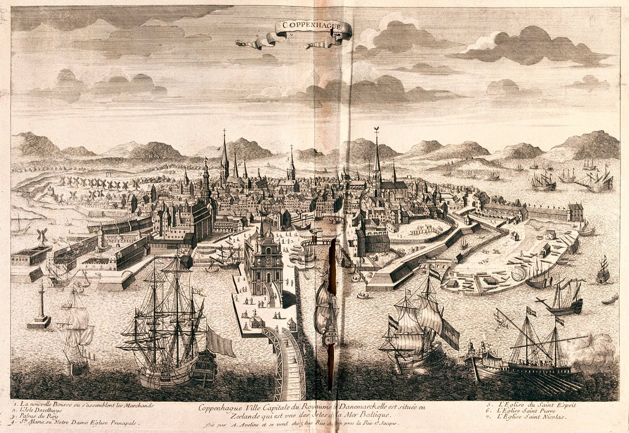 Kopenhaga, Dania - A autorstwa Alexis Hubert Jaillot