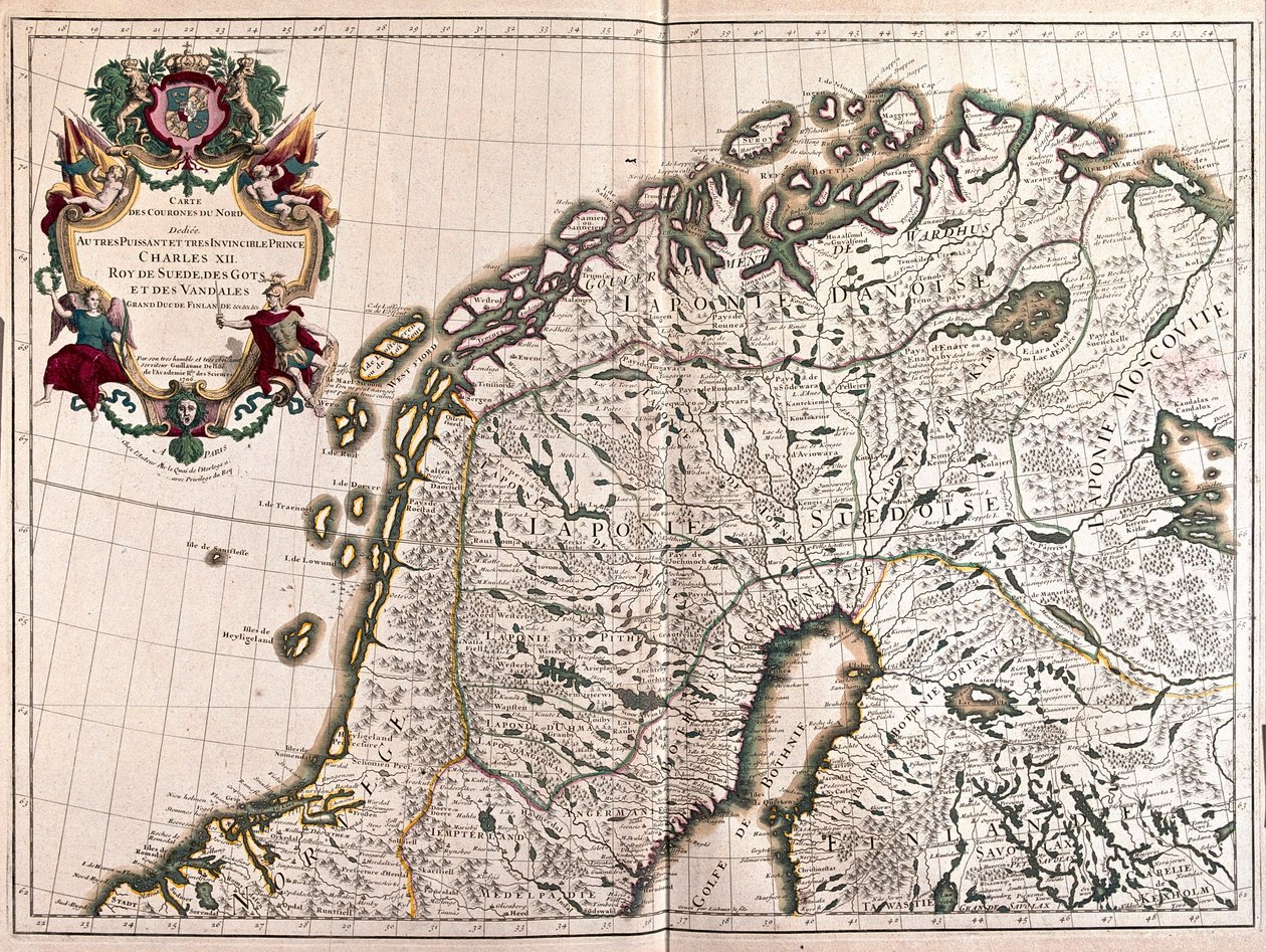 Lapponia i Finlandia - A autorstwa Alexis Hubert Jaillot