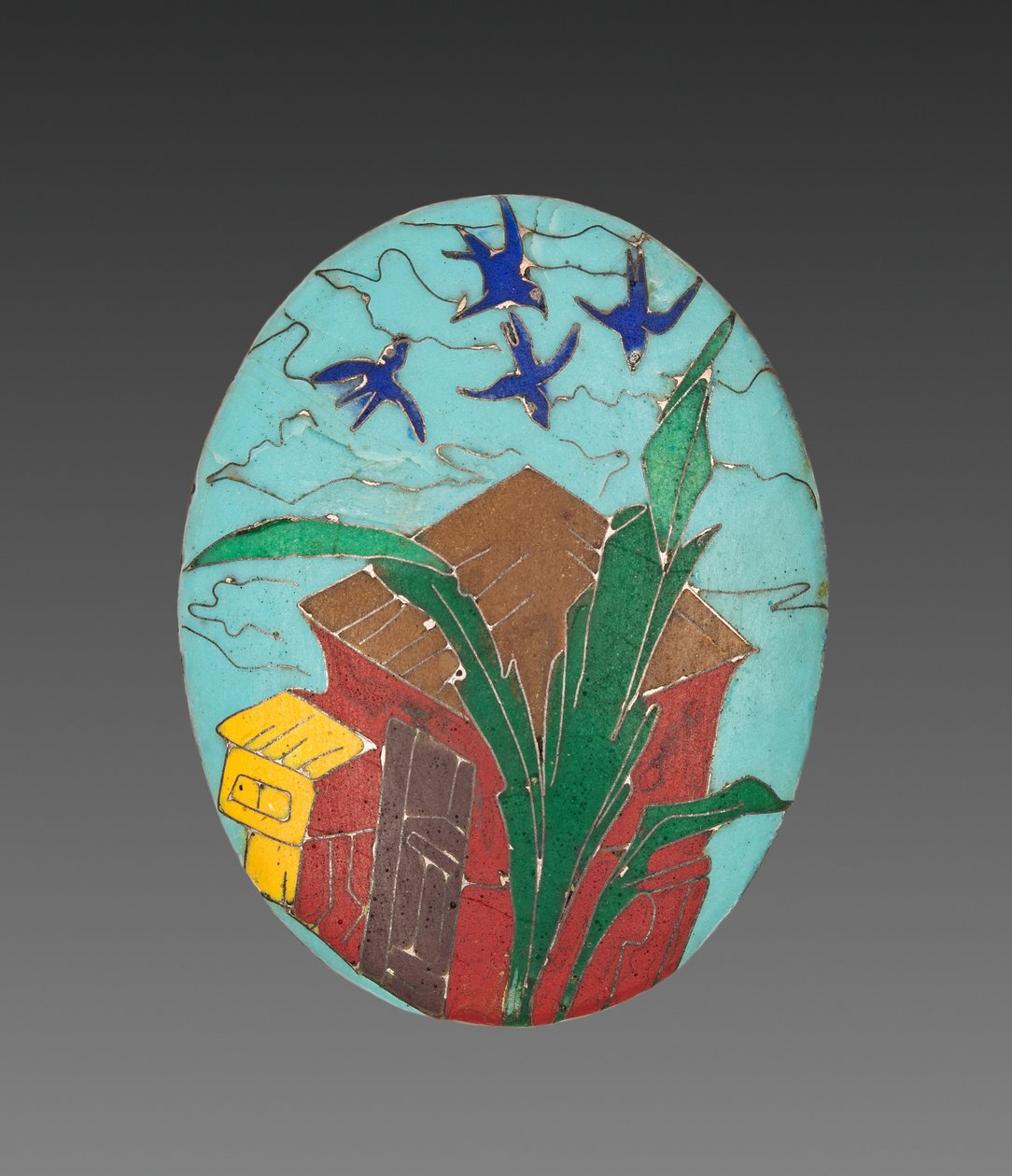 Medalion Panel 1 z 4, 1800s. autorstwa Alexis Falize