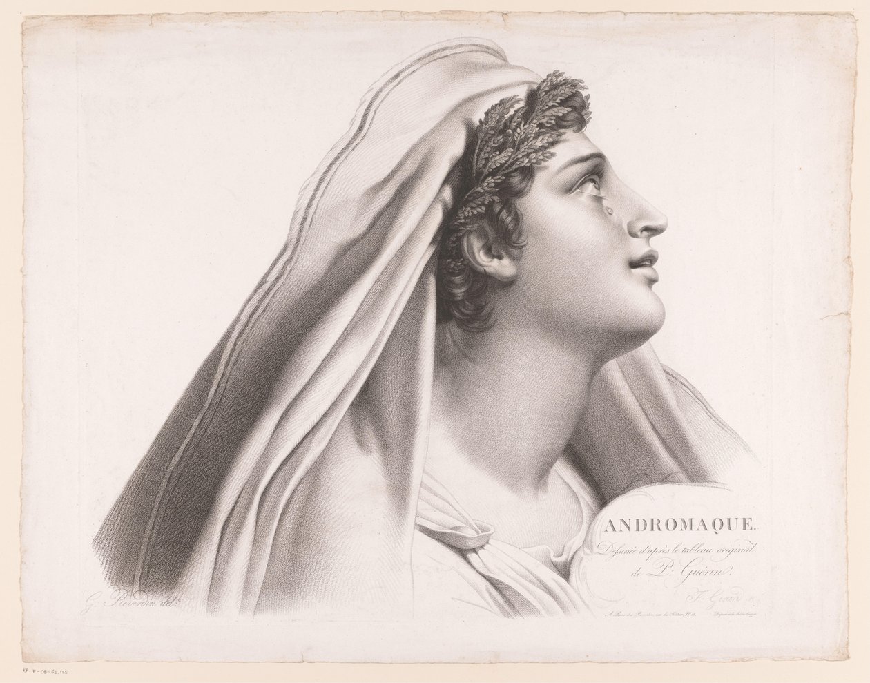 Andromacha Andromaque (tytuł na obiekcie) autorstwa Alexis François Girard