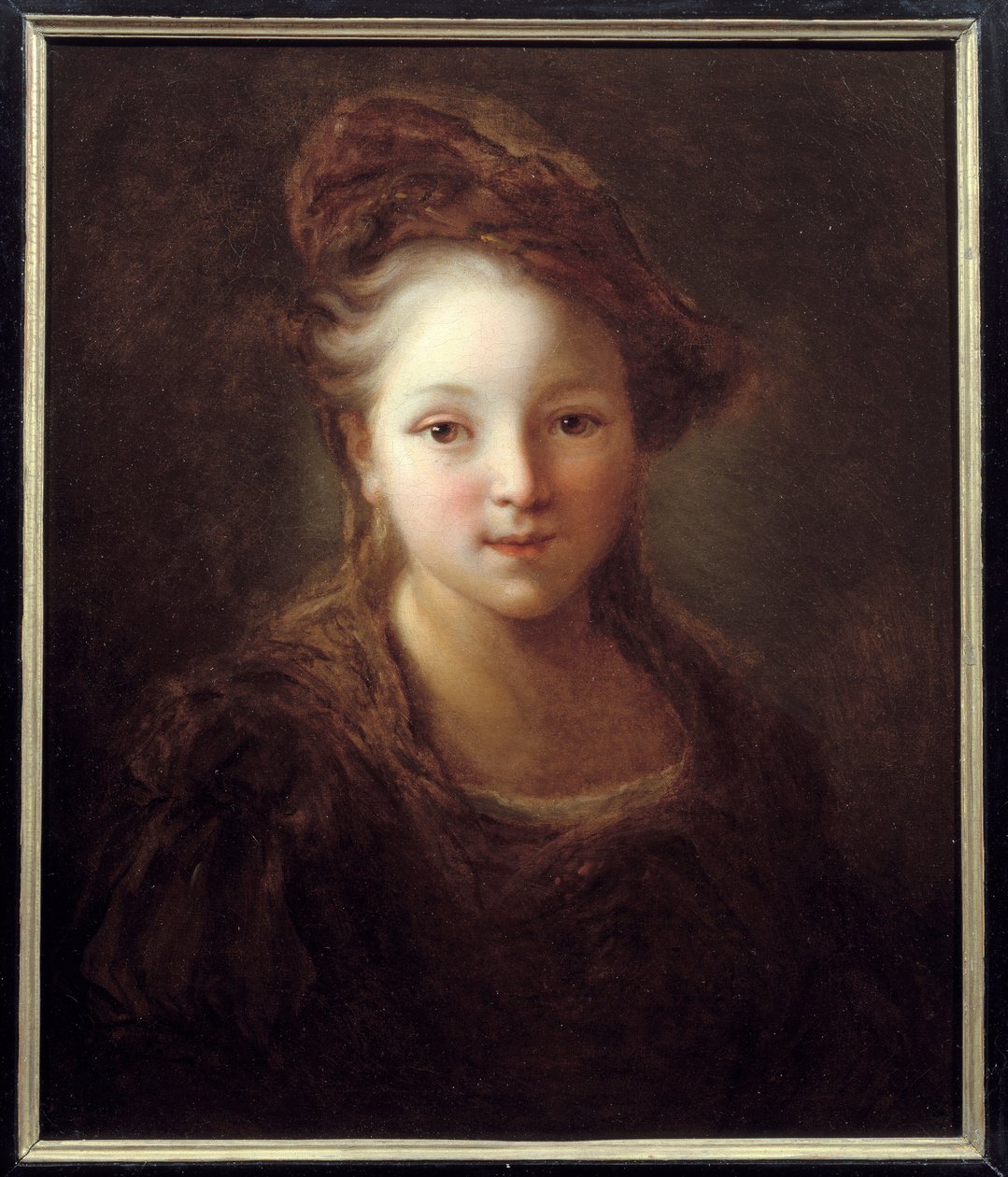 Portret młodej dziewczyny. Obraz Alexisa Grimou (1680-1740), około 1720 r. Amiens, Musee De Picardie - Portret młodej dziewczyny. Obraz Jeana Alexisa Grimou (1680-1740), ok. 1720. Muzeum Pikardii, Amiens, Francja autorstwa Alexis Grimoux