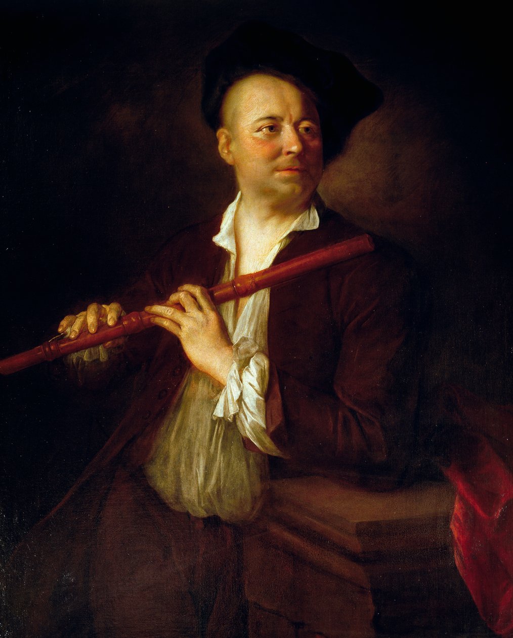 Portret flecistki autorstwa Alexis Grimoux