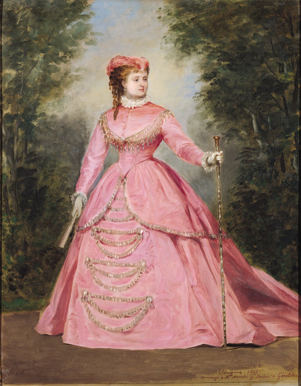 Hortense Schneider (1838-1920) 1868 autorstwa Alexis Joseph Perignon