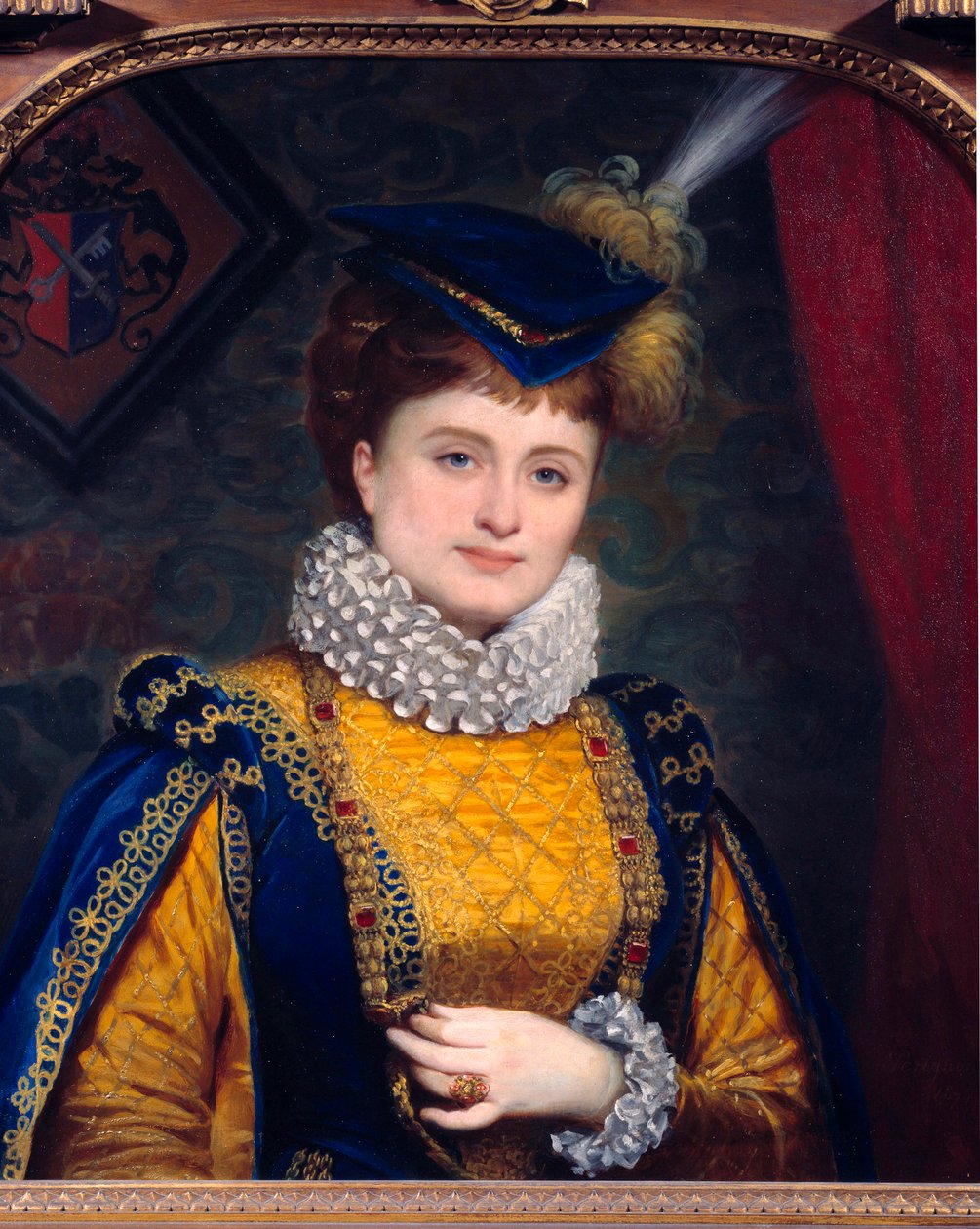 Portret komika teatralnego Hortense Schneider autorstwa Alexis Joseph Perignon