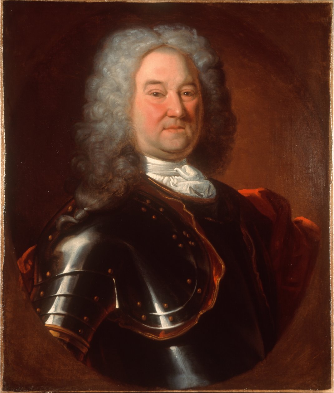 Kapitan Robert Parker, Królewski Pułk Irlandii, ok. 1720 (olej na płótnie) autorstwa Alexis Simon Belle