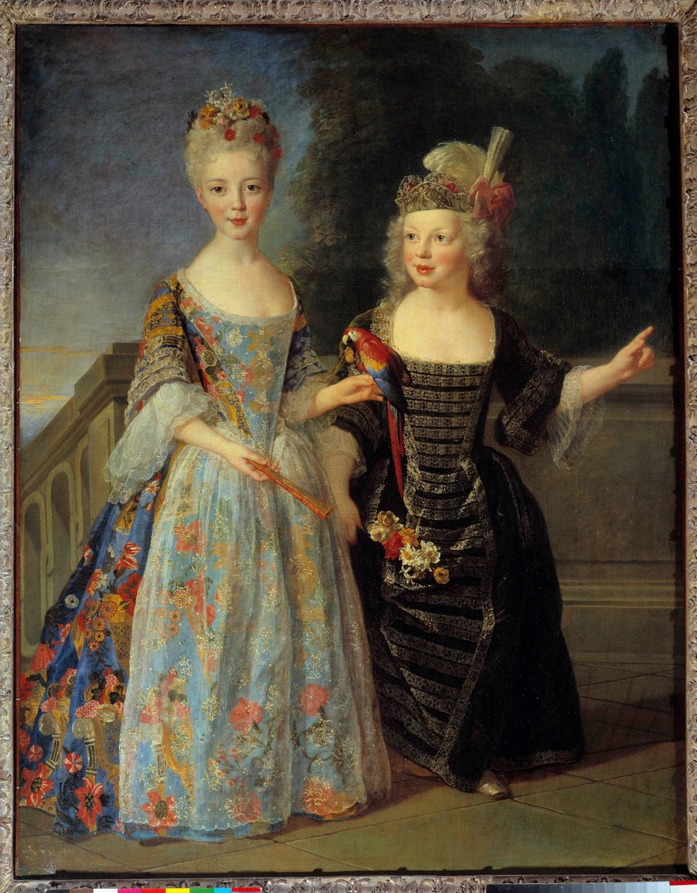 Portret Katarzyny Eleonory Eugenie de Bethisy (1707-1767), przyszłej księżnej Montauban i jej brata Eugeniusza Eleonore (1709-1781), przyszłego markiza Mezieres, w latach 1713-1715. Obraz Alexis Simon Belle (1674-1734) autorstwa Alexis Simon Belle