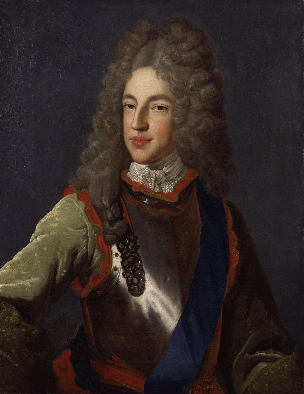Portret Jamesa Francisa Edwarda Stuarta (1688-1766) autorstwa Alexis Simon Belle