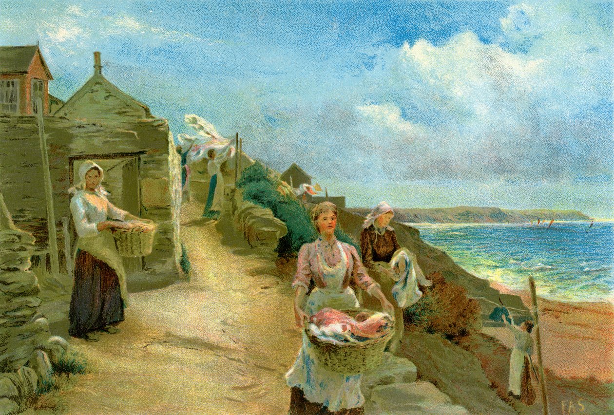 „Dzień prania”, 1905. autorstwa Alf Cooke