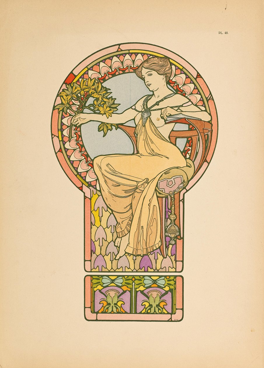 Dokumenty dekoracyjne, 1902. autorstwa Alfons Marie Mucha